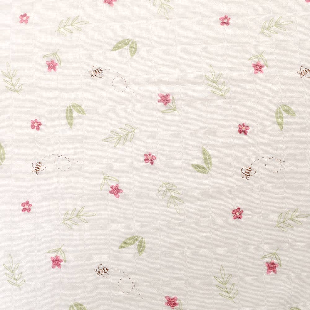 Soft Cotton Baby Muslin Cloth in Cute Bunny Prints