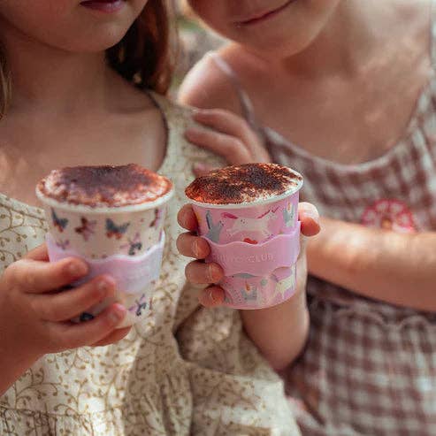 Pink Unicorn Babychino Cup - Reusable with Silicone Lid