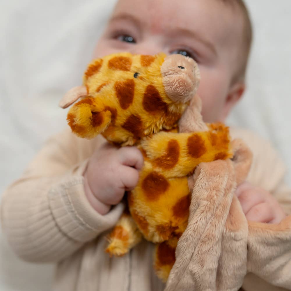 Soft Baby Giraffe Comforter Toy - Eco Friendly Snuggle Blanket