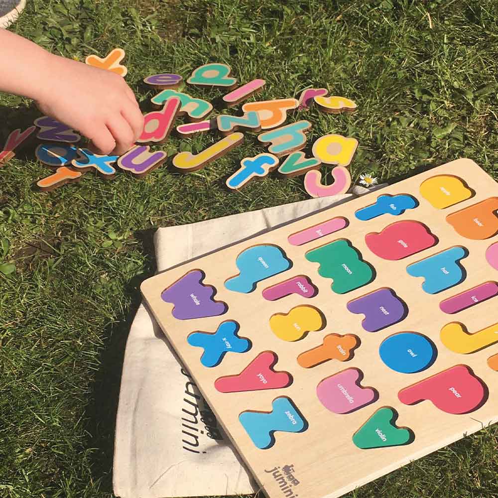 Wooden Alphabet Puzzle Board for Toddlers – Early Learning & Literacy UK