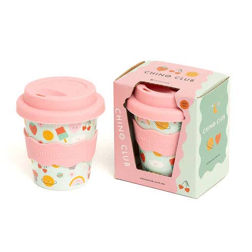 Favourite Things Babychino Cup 120ml with Silicone Lid Eco-Friendly Gift Box