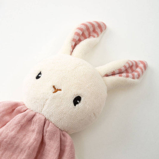 Organic Cotton Baby Rabbit Comforter – Soft Plush Toy