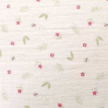 Soft Cotton Baby Muslin Cloth in Cute Bunny Prints
