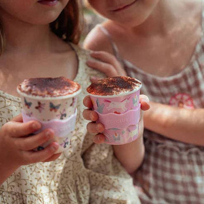 Pink Unicorn Babychino Cup - Reusable with Silicone Lid