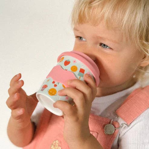Favourite Things Babychino Cup 120ml with Silicone Lid Eco-Friendly Gift Box