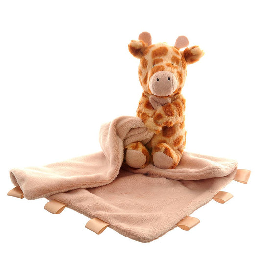 Soft Baby Giraffe Comforter Toy - Eco Friendly Snuggle Blanket